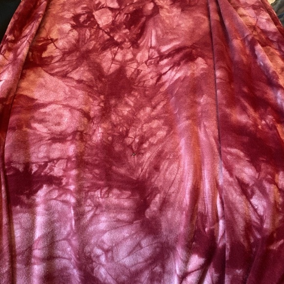 Laksmi Dress Sleeveless Tank Top swim cover red hot pink tie dye Size M - Picture 6 of 8